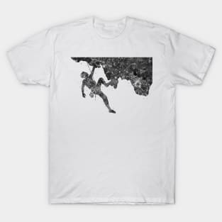 Climber black and white T-Shirt